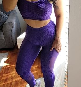 Yoga pants set anti-cellulite